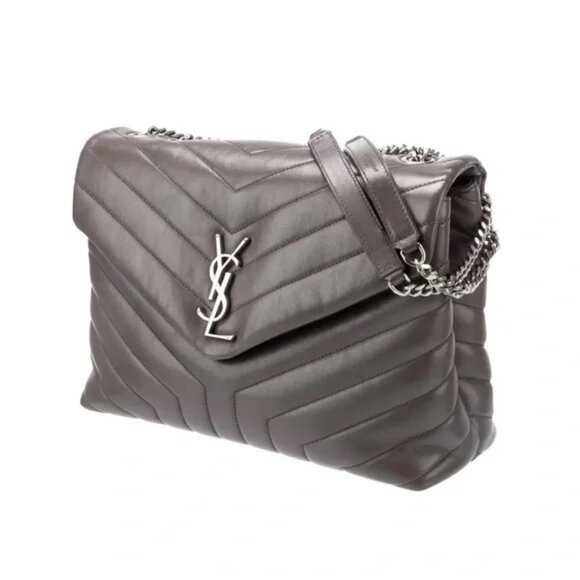 Saint Laurent Medium Monogram Y-Quilt Matelassé Loulou Bag - Great Condition!!!! - Picture 3 of 9